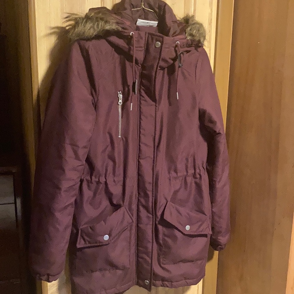 Purple Puffer Coat